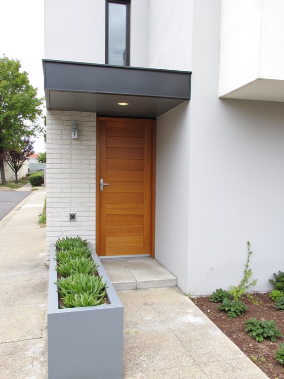 stylish entrance canopy upgrade