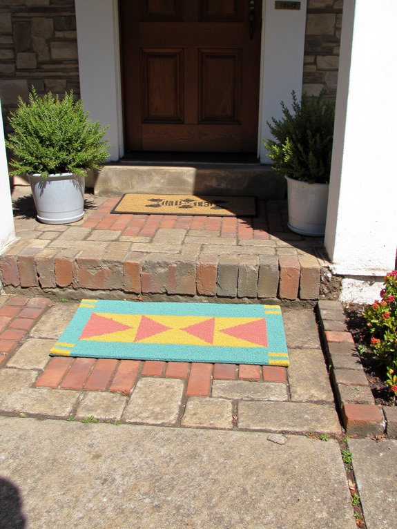 stylish entrance mat charm