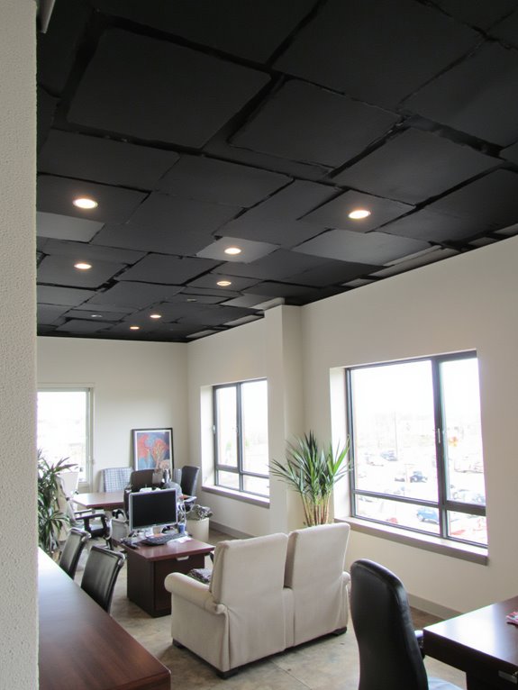 stylish functional office ceilings