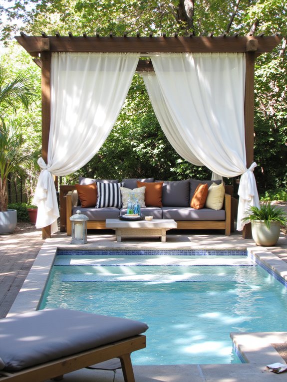 stylish poolside shade solutions