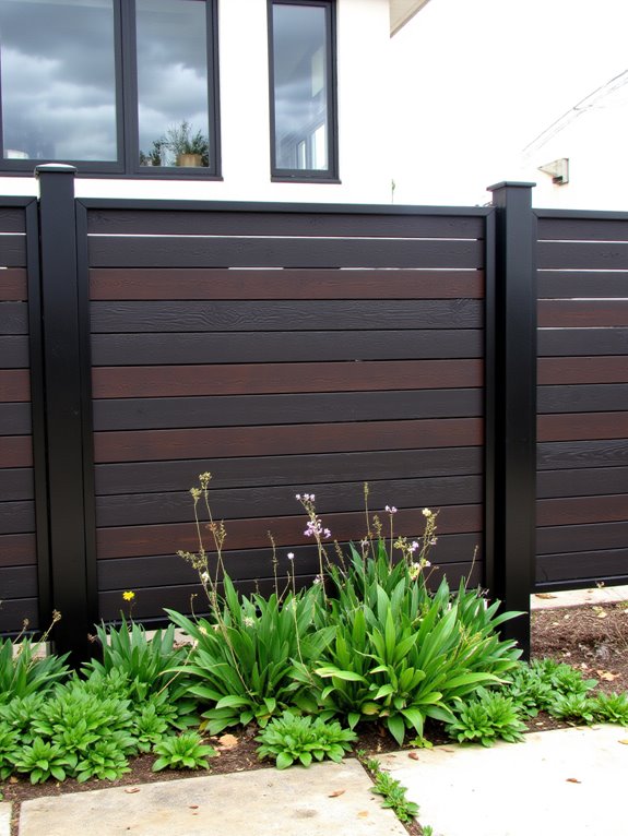 stylish property defining fences