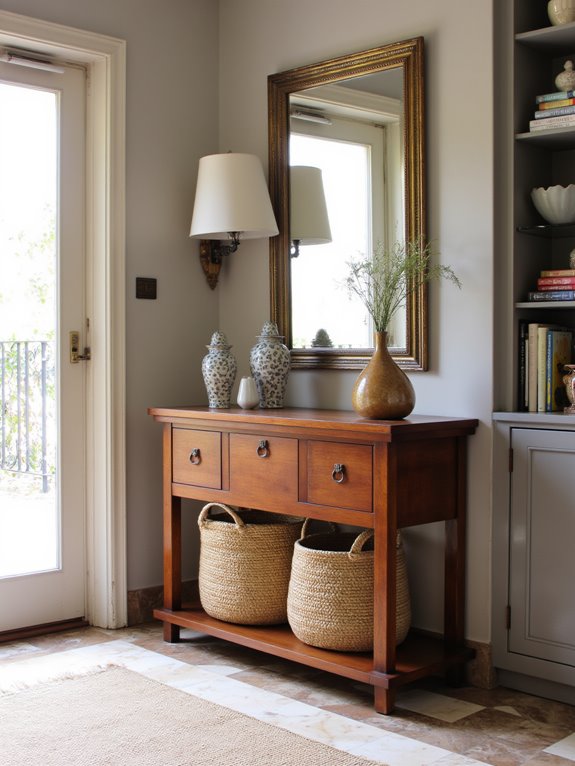 stylish storage for entrance
