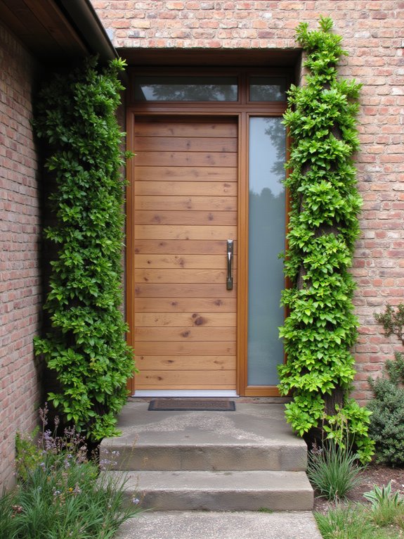 sustainable contemporary entryway doors