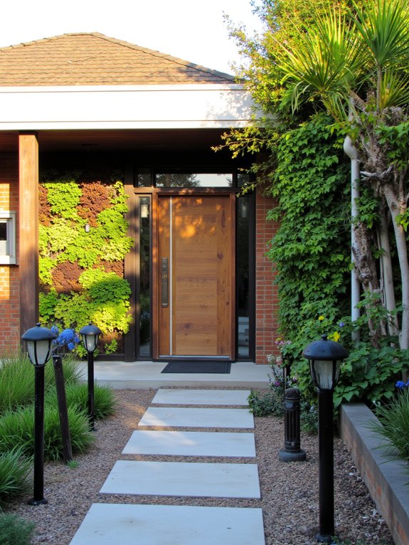 sustainable entrance design elements