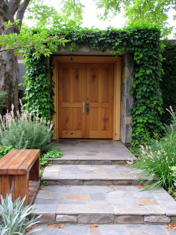 sustainable luxury entrance design