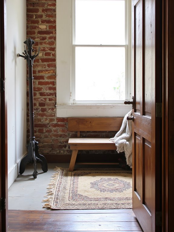 texture rich entryway design