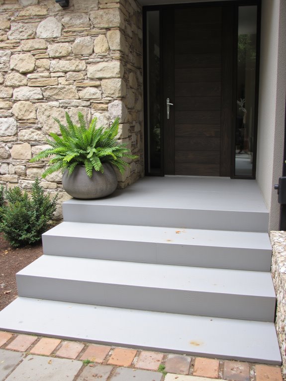 textured surfaces enhance entrance