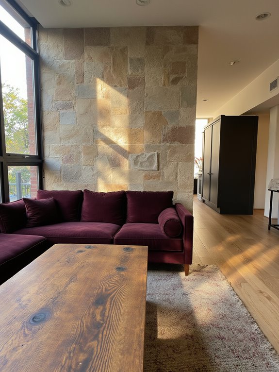 textured surfaces enhance interiors