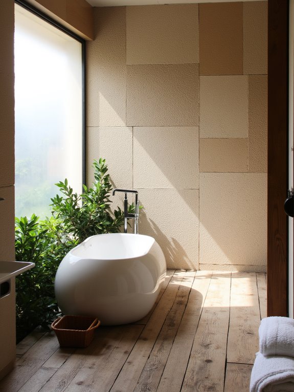 textured walls enhance design