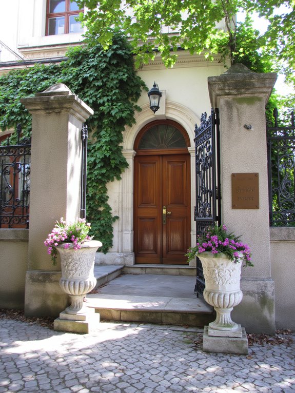 timeless vintage entrance charm