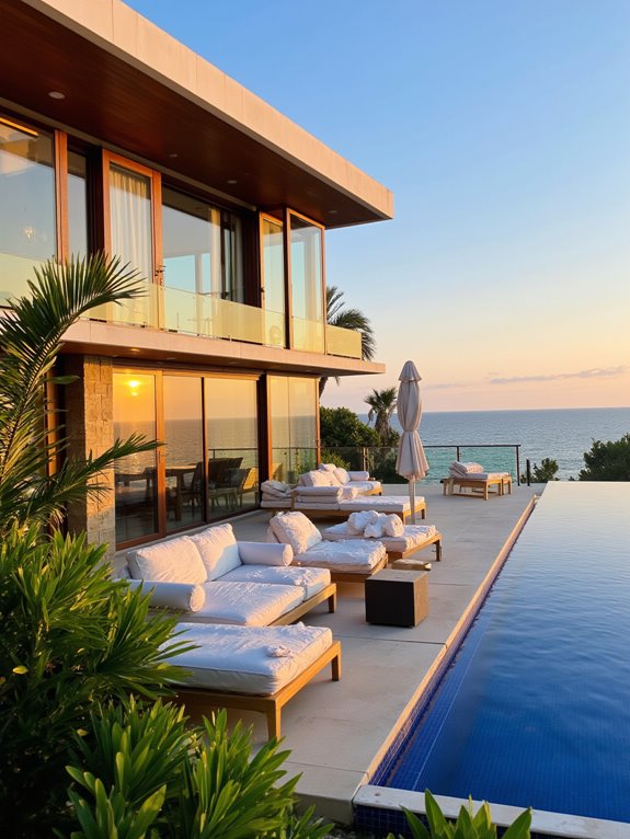 tranquil oceanfront villa escape