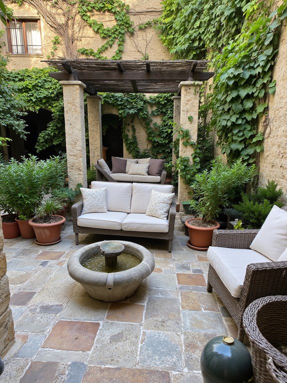 tranquil outdoor living oasis