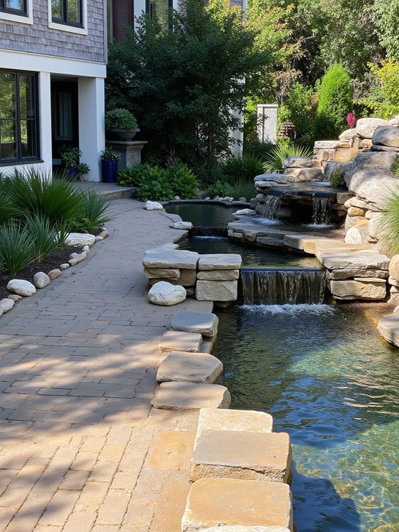 tranquil water feature integration