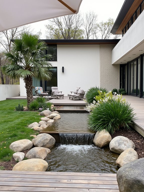 tranquil water features enhance