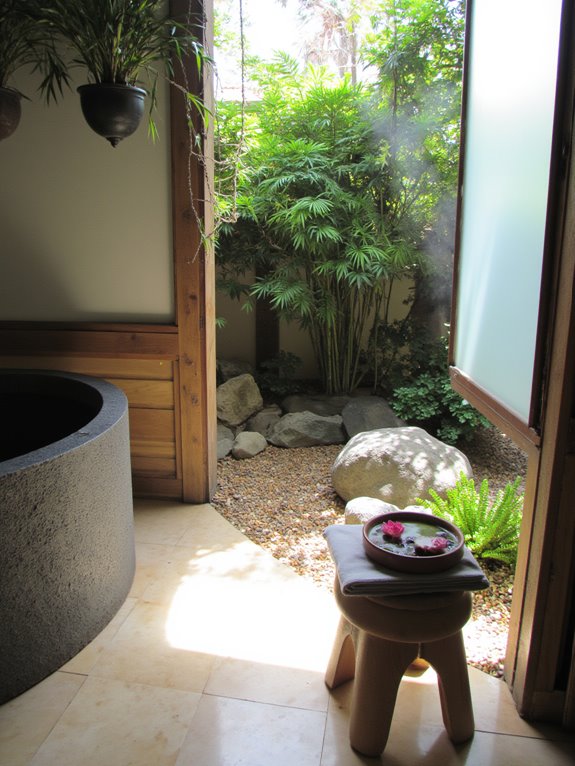 tranquil zen bathroom retreat
