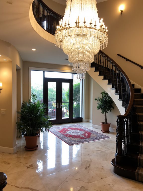 transformative foyer chandelier style