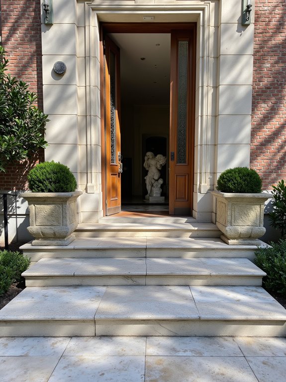 transformative mansion entrance art