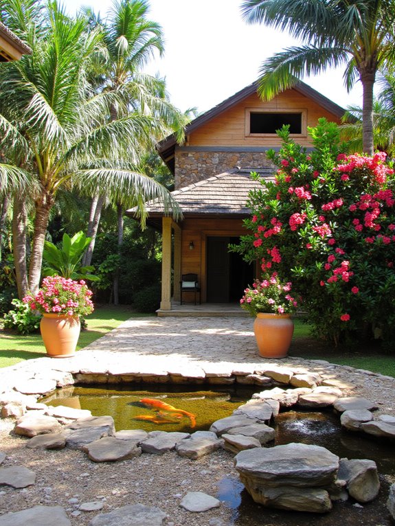 tropical landscaping for relaxation