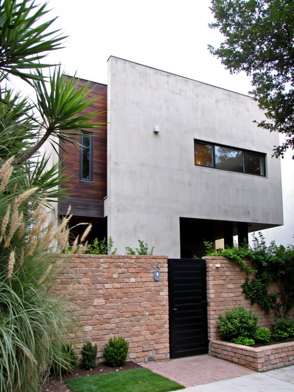 unique facade texture combinations