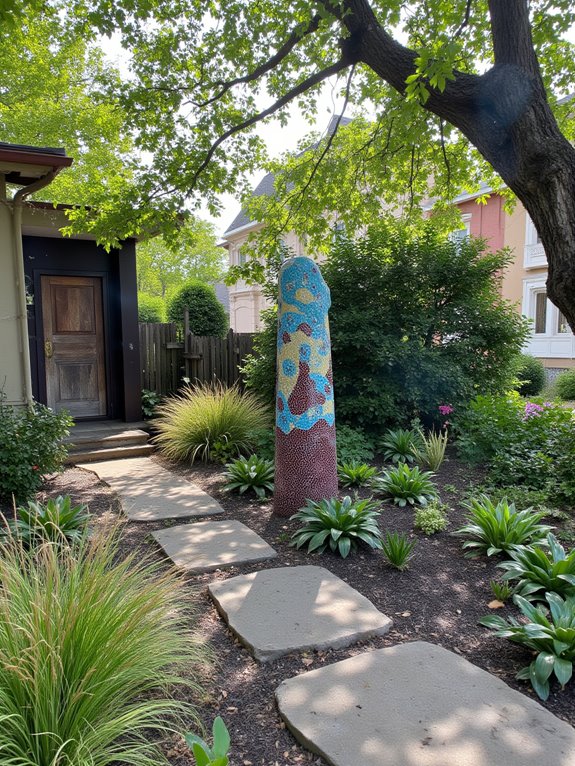 unique outdoor art focal point