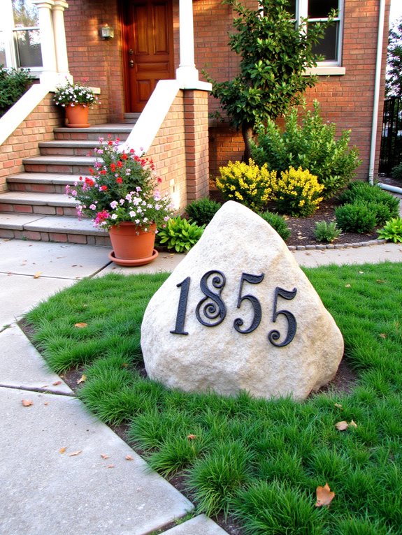 unique stylish house numbers