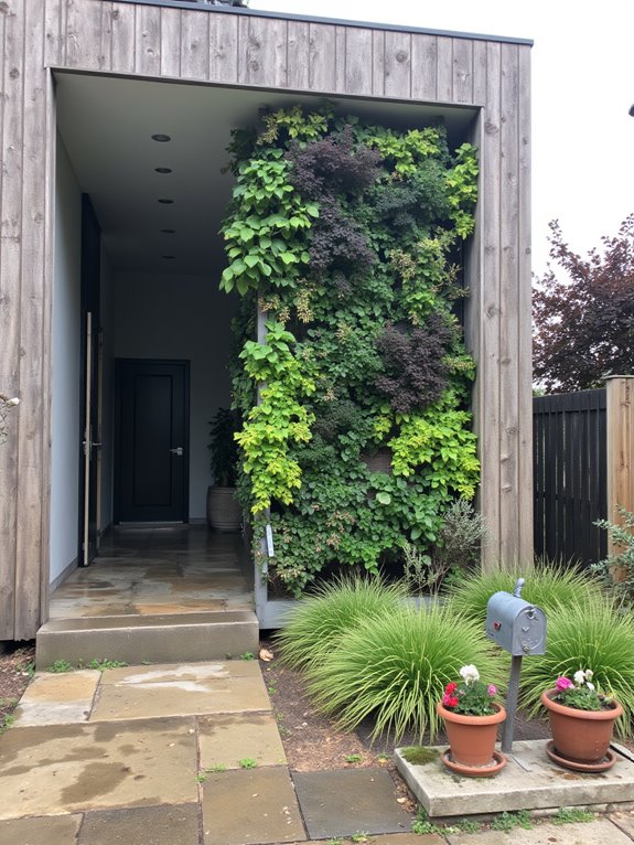 vertical gardens enhance aesthetics