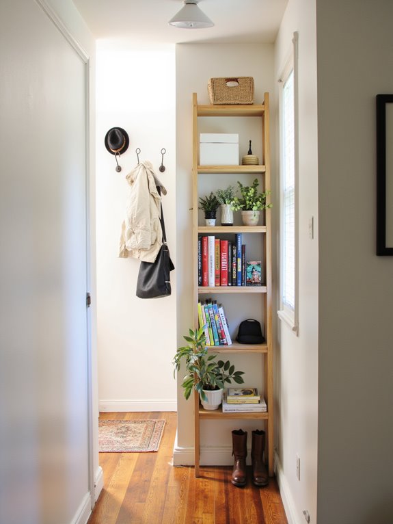 vertical storage enhances organization