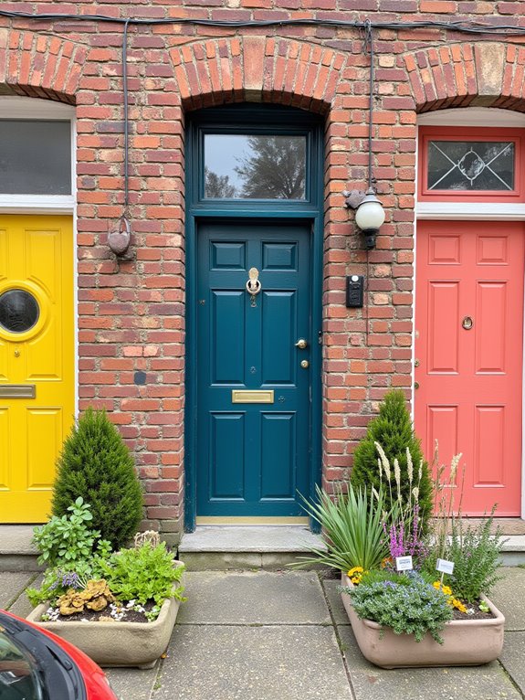 vibrant front door colors