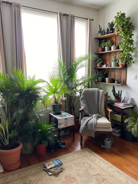 vibrant indoor plant decor