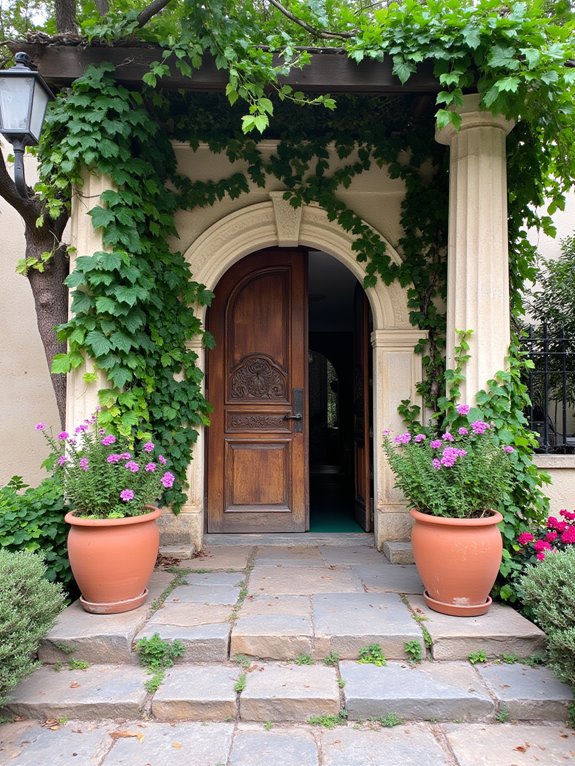 vibrant potted plant displays