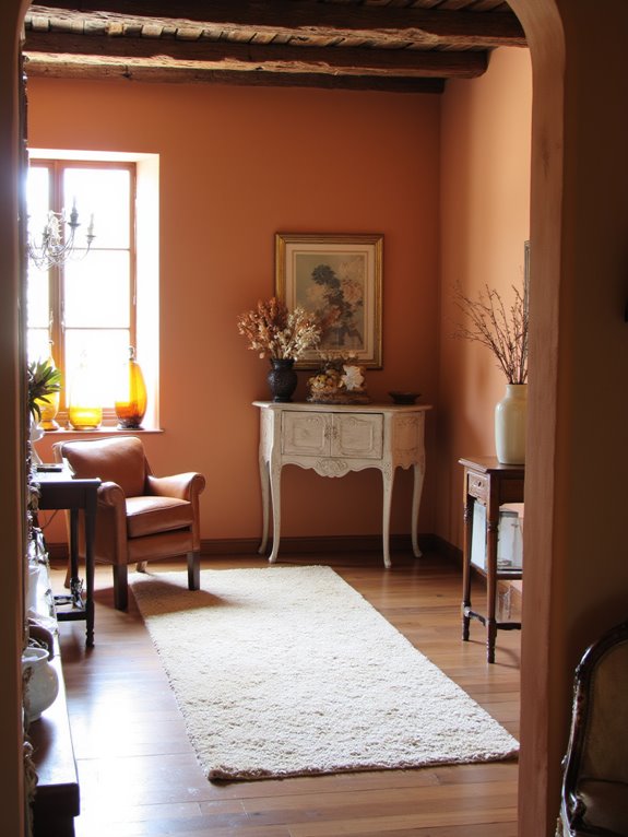 warm earth tones ambiance