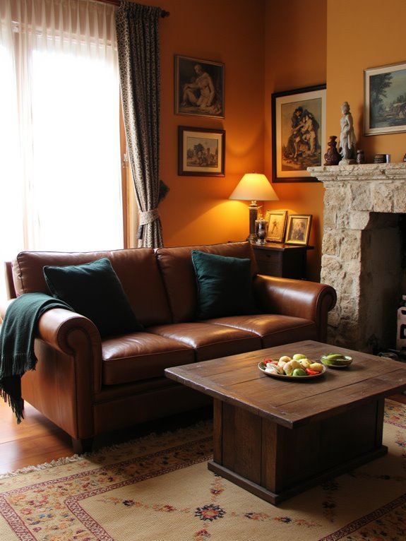 warm earthy color palette