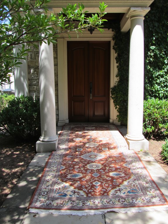 warm inviting area rug