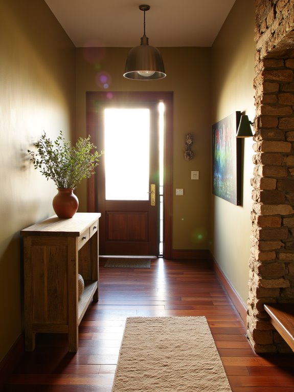 warm lighting enhances ambiance