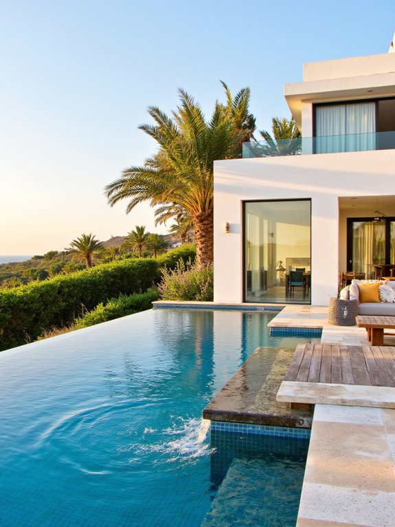 water features enhance tranquility