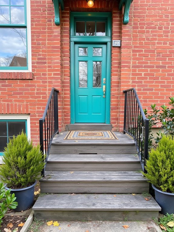 welcoming color transforms entryways