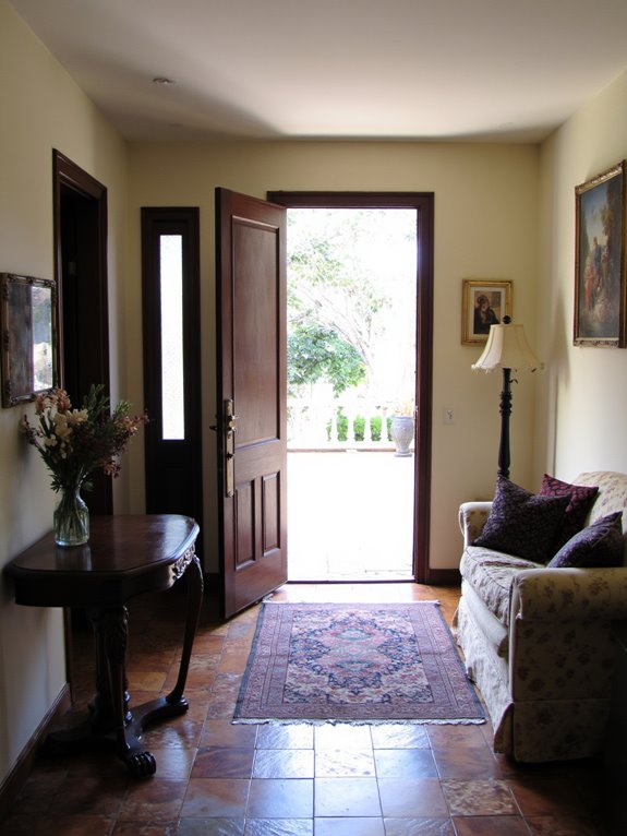 welcoming foyer for guests