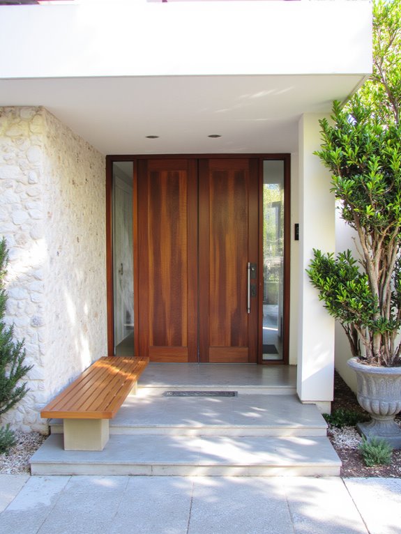 welcoming functional stylish entrance