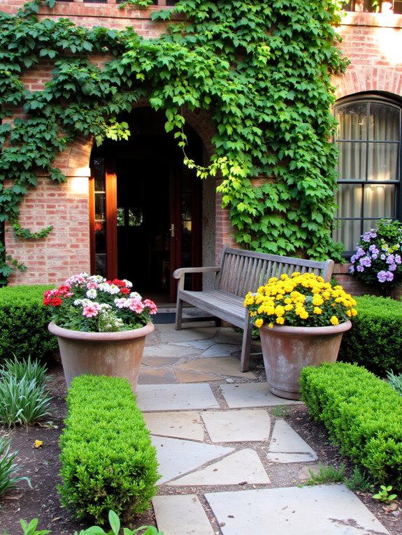welcoming pathway with landscaping