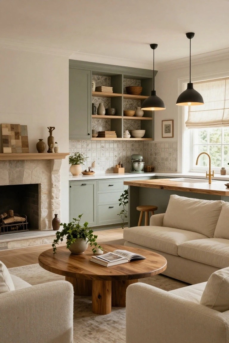 Open Kitchen Living Room Layout