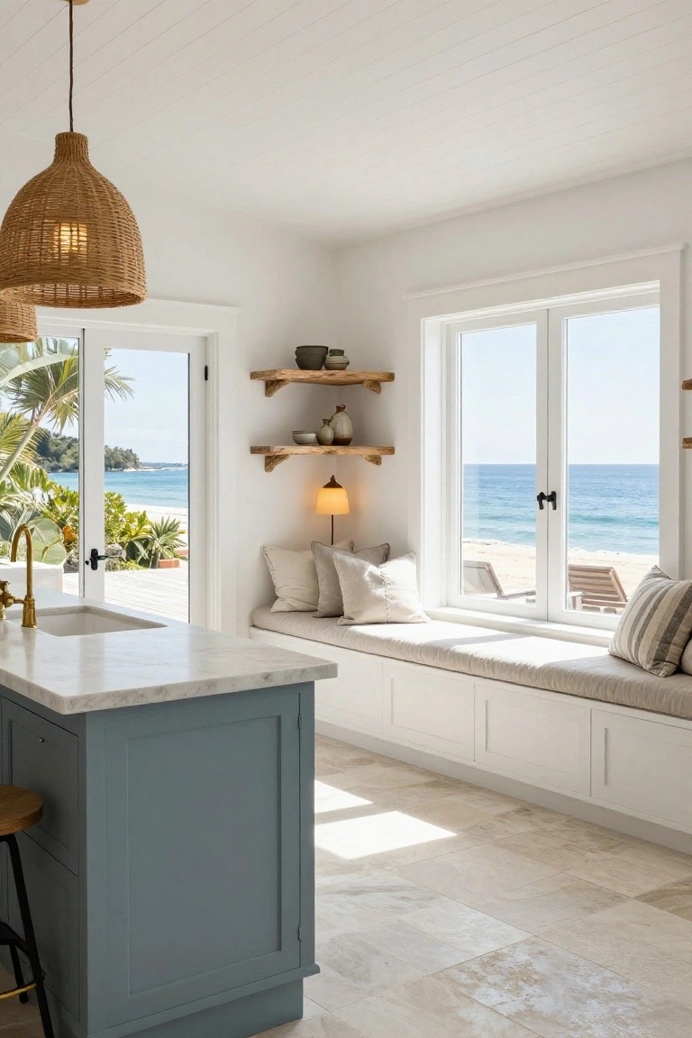 Kitchen Window Seat Banquette
