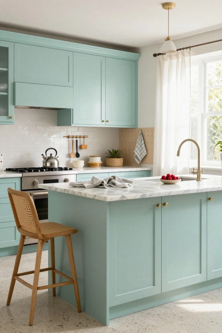 Sage Green Kitchen Cabinets