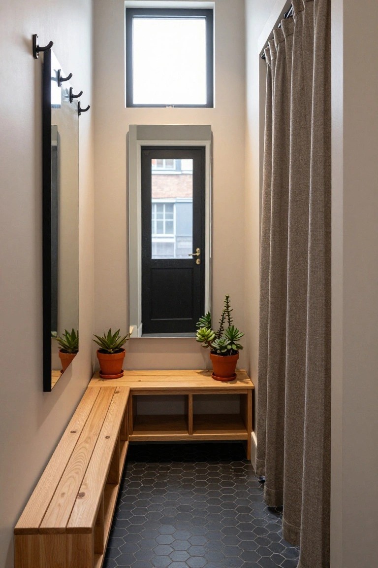 Entryway Bench with Built-In Storage