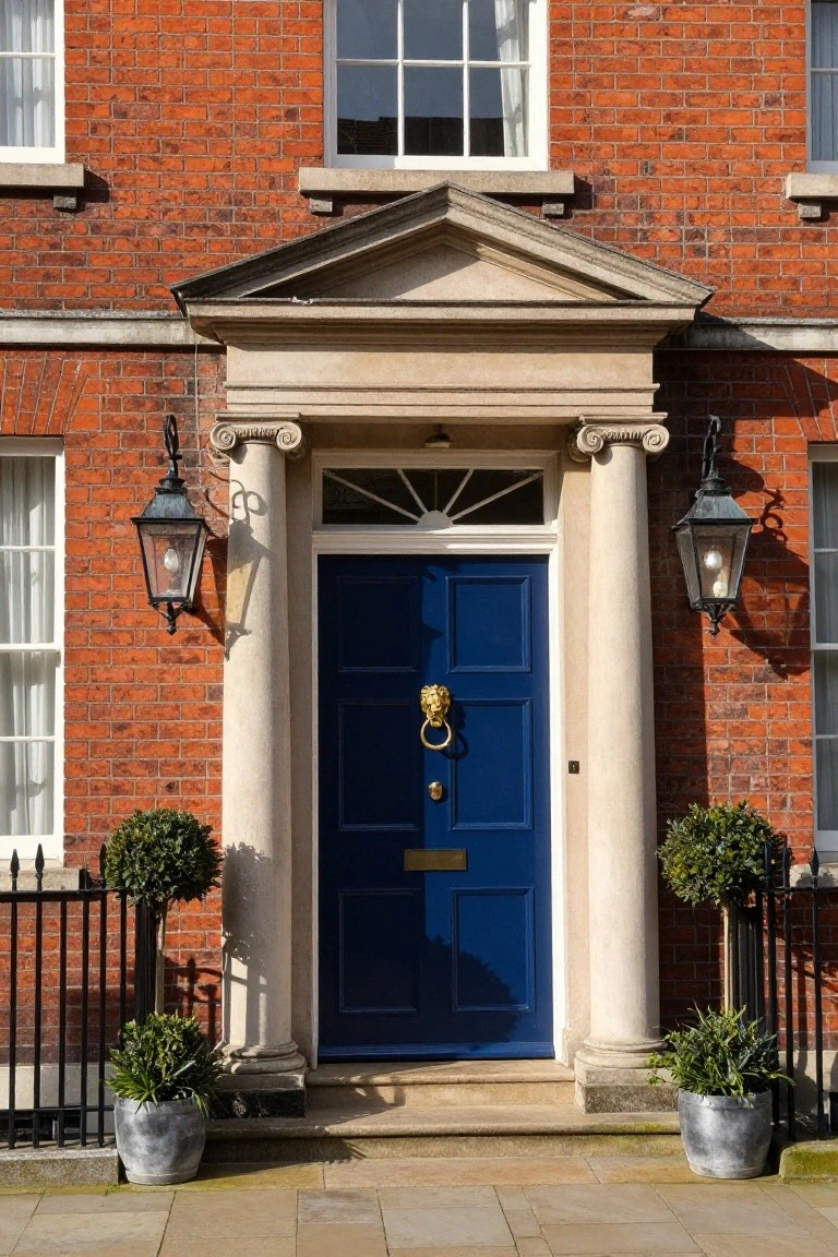 A Classic Portico Entrance