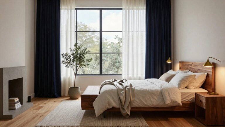 21 Gorgeous Luxury Bedroom Floor to Ceiling Curtains That Impress