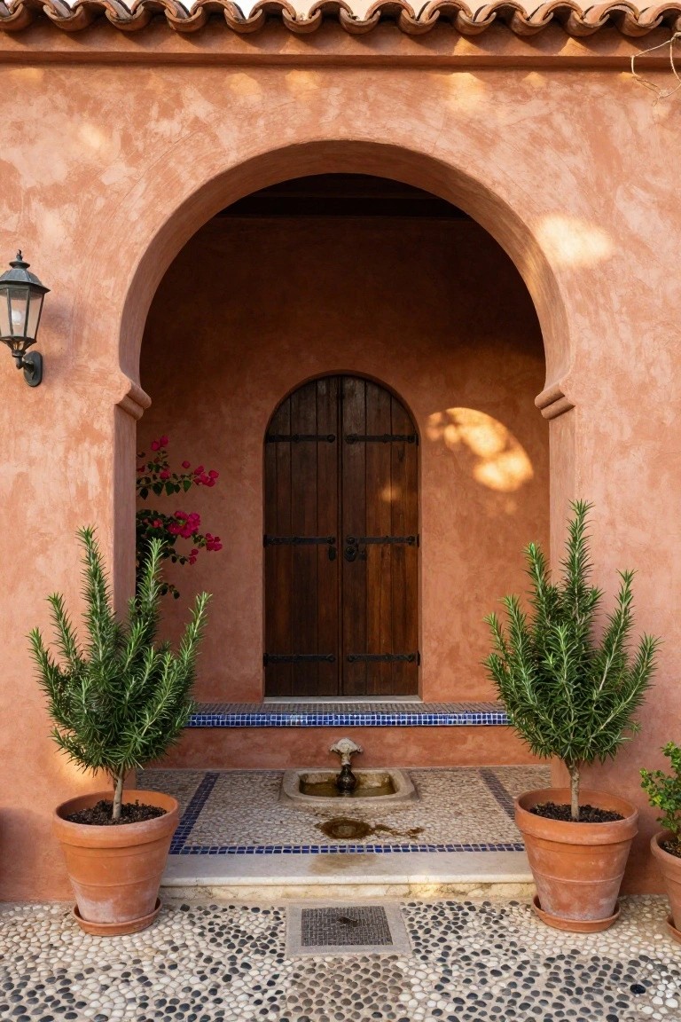 Arched Entry Doorway