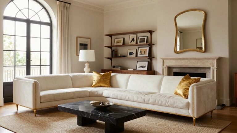 23 Bold White And Gold Luxury Sofa Designs That Steal The Spotlight