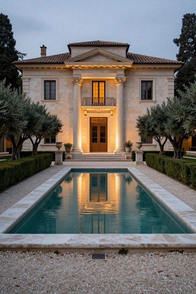 Classical Columned Portico
