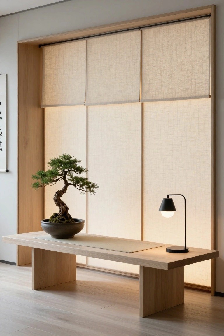 Bonsai Tree as Calm Office Focal Point