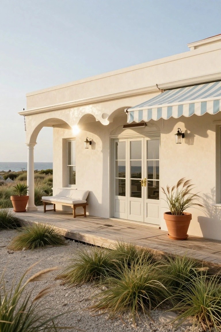 Arched Porch Entries